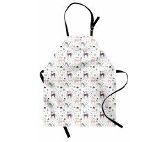 Woodland Deer Leaves Apron