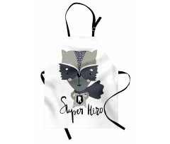 Super Hero Raccoon Apron