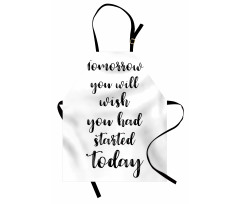 Cursive Words Apron