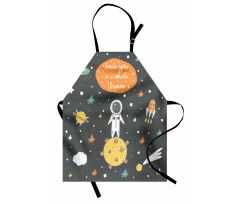 Doodle Astronaut Apron