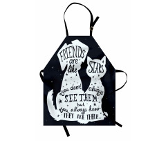 Friends are Like Stars Apron