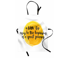 Positive Saying Design Apron