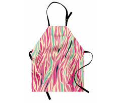 Funky Pastel Stripes Apron