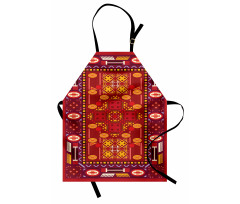 Shapes in Warm Colors Apron