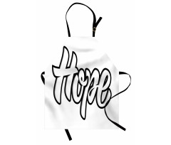 Hand Drawn Uplifting Words Apron