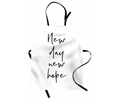 Motivational Calligraphy Apron