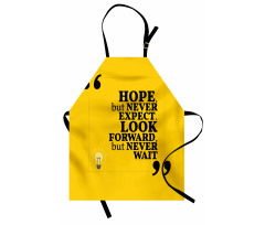 Message in Writing Marks Apron