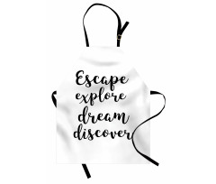 Brush Calligraphy Dream Apron