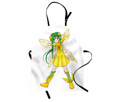 Fantasy Manga Fairy Girl Apron