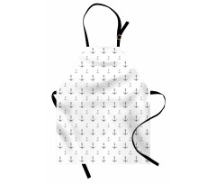 Hand Drawn Heart Motifs Apron