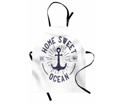 Home Ocean Words Apron