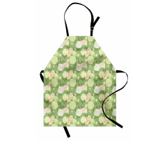 Pastel Abstract Blossoms Apron