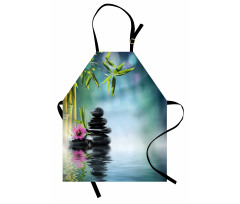 Flower Spa Stones Apron