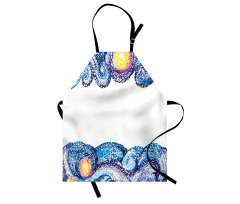 Watercolor Wave Apron