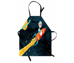 Boy on a Rocket Adventure Apron