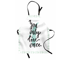 Hand Lettering Calligraphy Apron