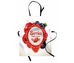 Colorful Berry Pattern Apron
