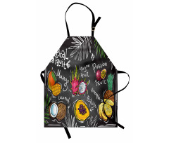 Mango Dragon Fruit Papaya Apron