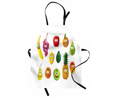 Banana Grape Pear Avocado Apron