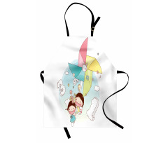 Happy Kids Playing Apron