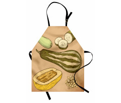 Zucchini Slices Apron