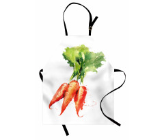 Watercolor Carrot Apron