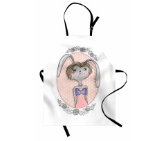 Bunny Portrait Apron