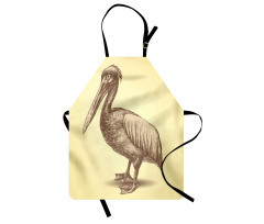 Sketchy Pelican Apron