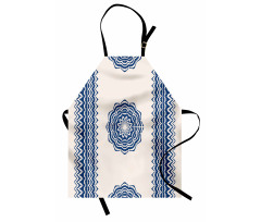 Oriental Zigzag Ethnic Apron