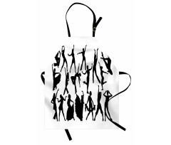 Dancer Silhouettes Apron