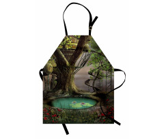 Enchanted Tree Fort Pond Apron