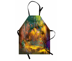 Hypnotic Jungle Plants Apron