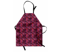 Abstract Leaves Foliage Apron