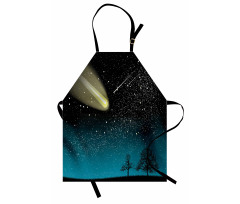 Shooting Stars at Night Apron