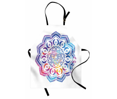 Mandala Effect Soft Colors Apron