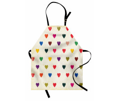 Distressed Hearts Love Apron