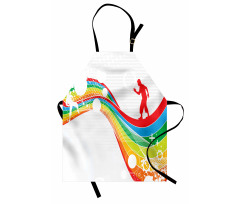 Men on a Wave Apron