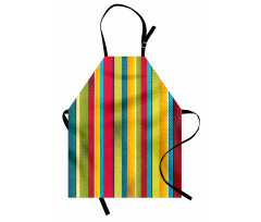 Ragged Stripes Apron