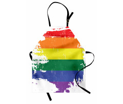 LGBT Flag Line Apron