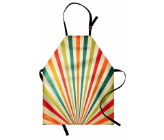 Retro Sun Rays Apron