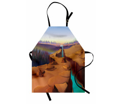 Cartoon Canyon Apron