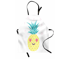 Heart Eyes Pineapple Apron