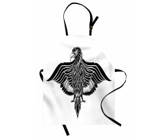 Traditional Heraldic Bird Apron
