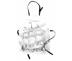 Medieval Ship Sea Apron