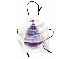 Retro Ship Antique Apron