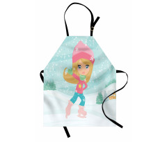 Little Girl Skating Apron