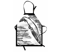 Vintage Style Sea Mammal Apron