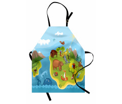 Happy Planet Mountains Apron