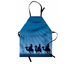 Timeless Scenery Illustration Apron