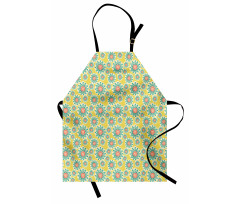 Dotted Flowers Apron